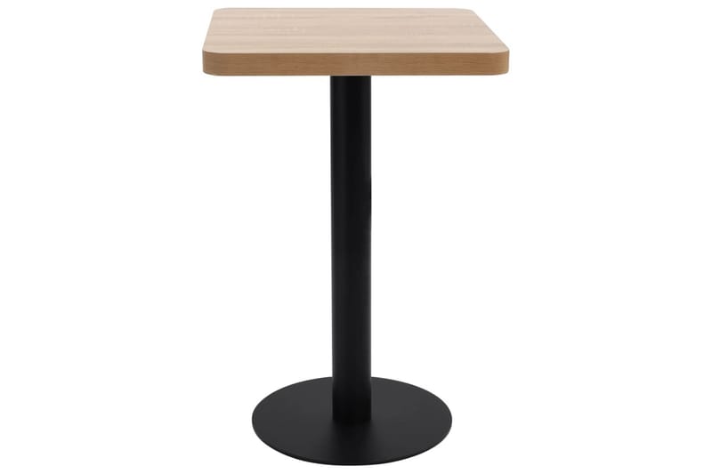 Bistrobord lysebrun 50x50 cm MDF - Brun - Cafebord - Balkongbord