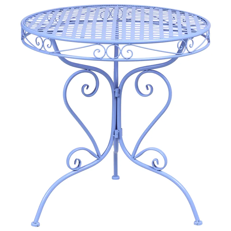 Bistrobord utendørs Albinia 70 cm Jern, Blå