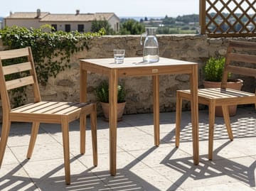Bistrobord utendørs Chioggia 70x70 cm akasietre - Brun - Hagemøbler - Balkong - Balkongmøbler - Balkongbord