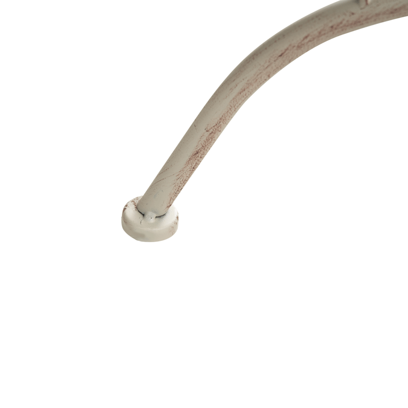 Bistrobord utendørs Coggia 80 cm Jern - Beige - Hagemøbler - Balkong - Balkongmøbler - Balkongbord