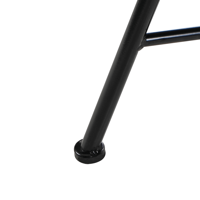 Bistrobord utendørs Comiso 60 cm Jern - Svart/Hvit - Hagemøbler - Balkong - Balkongmøbler - Balkongbord