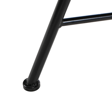 Bistrobord utendørs Coriano 60 cm Jern - Svart/Blå - Hagemøbler - Balkong - Balkongmøbler - Balkongbord