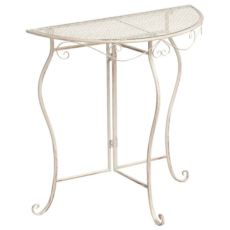 Bistrobord utendørs Folelli 80 cm Jern, Beige