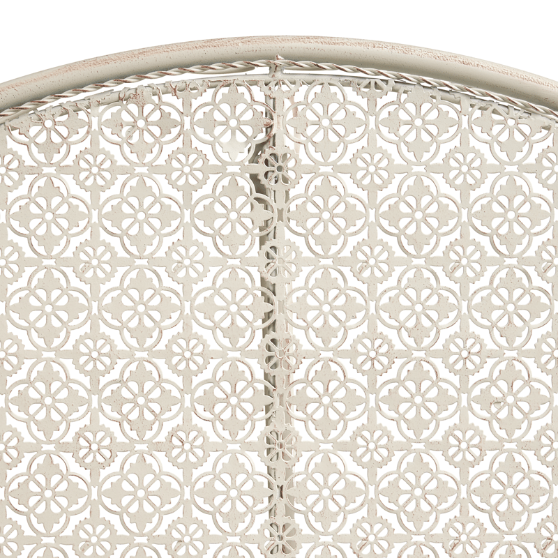 Bistrobord utendørs Folelli 80 cm Jern - Beige - Hagemøbler - Balkong - Balkongmøbler - Balkongbord