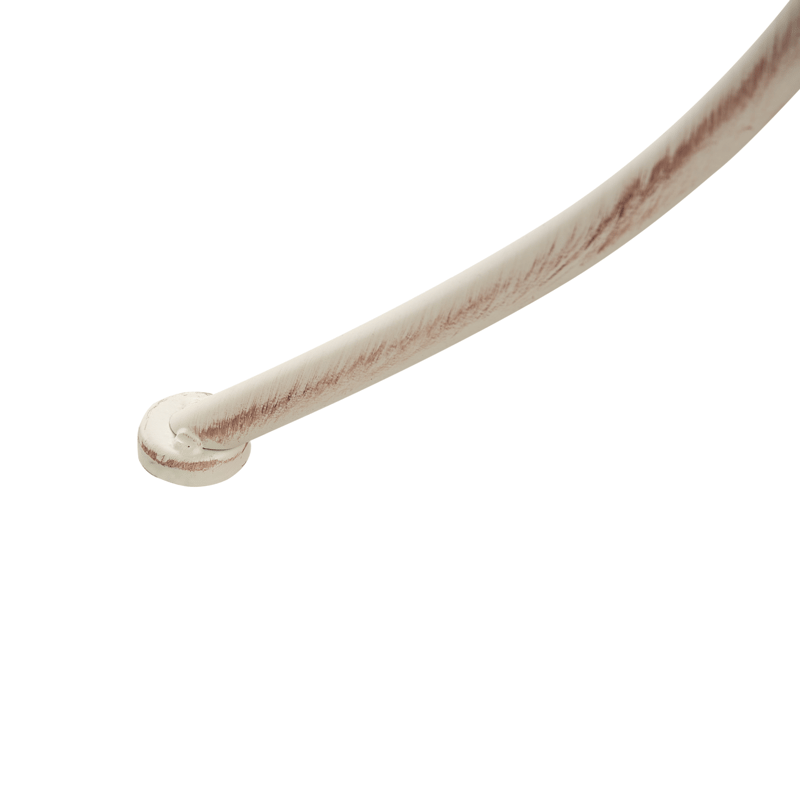 Bistrobord utendørs Juina 80 cm Jern - Beige - Hagemøbler - Balkong - Balkongmøbler - Balkongbord