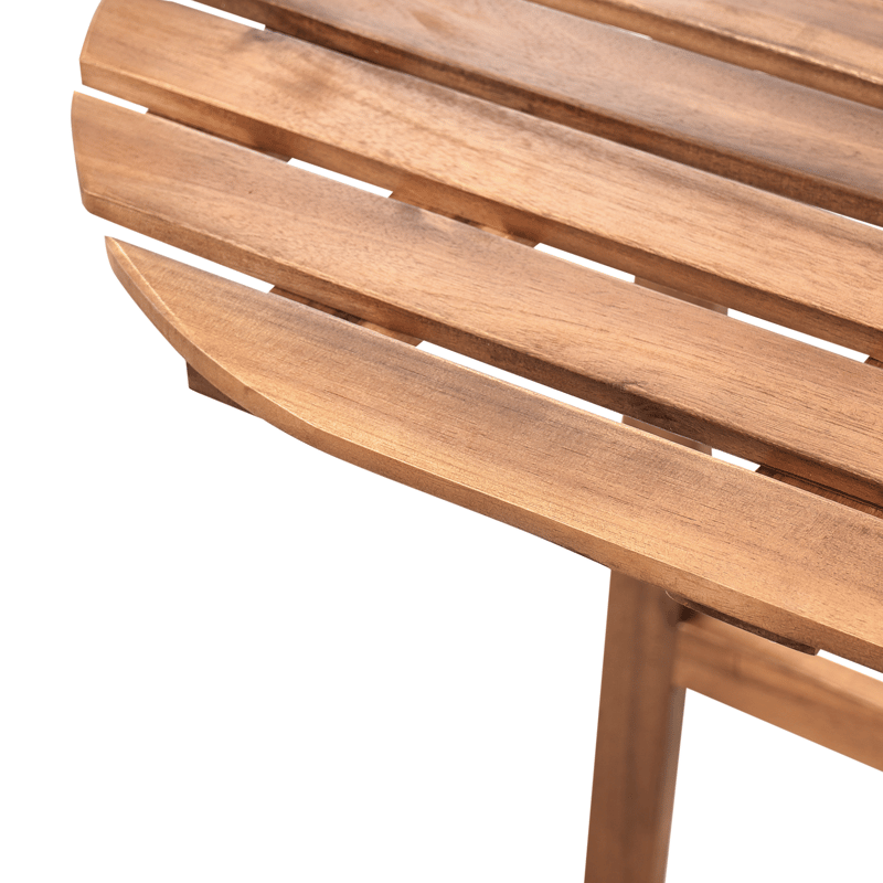 Bistrobord utendørs Osigo 4470 cm akasietre - Brun - Hagemøbler - Balkong - Balkongmøbler - Balkongbord