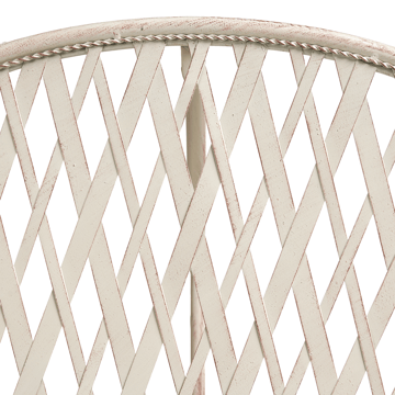 Bistrobord utendørs Yaviza 80 cm Jern - Beige - Hagemøbler - Balkong - Balkongmøbler - Balkongbord