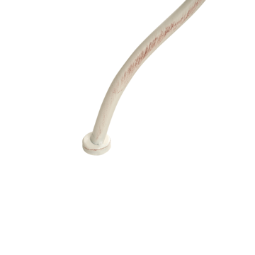 Bistrobord utendørs Yaviza 80 cm Jern - Beige - Hagemøbler - Balkong - Balkongmøbler - Balkongbord