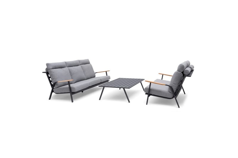 Bord Hillerstorp Kungshult 81 x 140 cm Gr�å - Hagemøbler - Balkong - Balkongmøbler - Balkongbord
