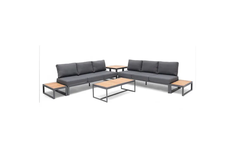 Bord Hillerstorp Oxelunda 113 x 55 cm Grå - Grå - Hagemøbler - Balkong - Balkongmøbler - Balkongbord