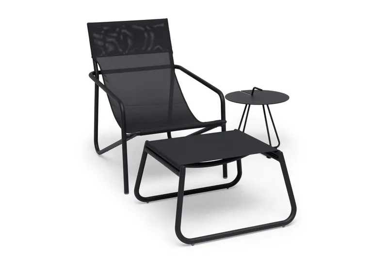 Bord Hillerstorp Sandholma Ø44 cm Svart - Svart - Hagemøbler - Balkong - Balkongmøbler - Balkongbord