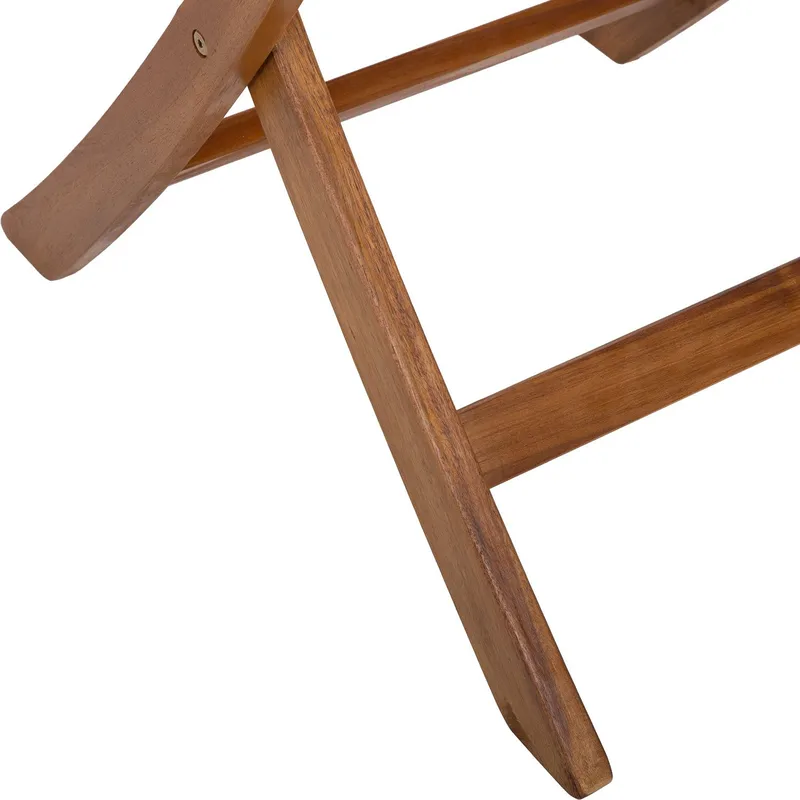 Bord HOME4YOU Fabiola D80x72 cm Akasie - brun - Hagemøbler - Balkong - Balkongmøbler - Balkongbord