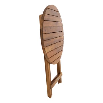Bord HOME4YOU Gwen D60x72 cm Akasie - brun - Hagemøbler - Balkong - Balkongmøbler - Balkongbord