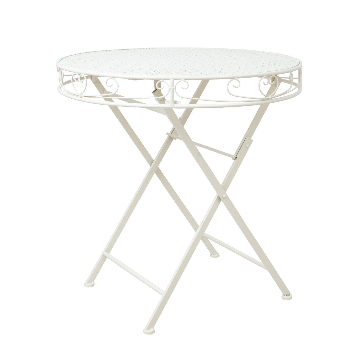 Bord HOME4YOU Sandy D70x73 cm antikkhvit - antikkhvit