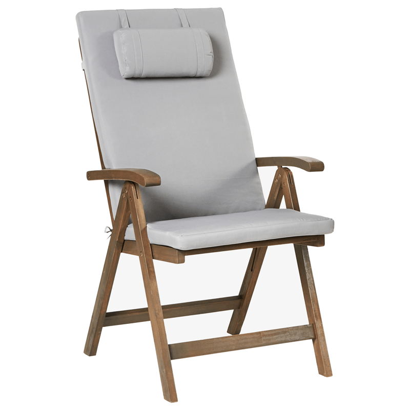 Caféssett utendørs Amantea Premium akasietre - Brun/Lysegrå - Hagemøbler - Balkong - Balkongmøbler - Balkonggrupper