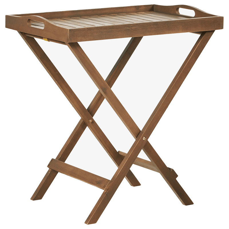 Caféssett utendørs Amantea Premium akasietre - Brun/Gråmelert - Hagemøbler - Balkong - Balkongmøbler - Balkonggrupper