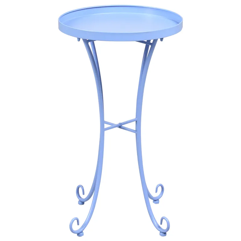 Caféssett utendørs Cavinia Jern - Blå - Hagemøbler - Balkong - Balkongmøbler - Balkonggrupper