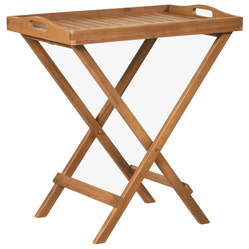 Caféssett utendørs Java Premium akasietre - Brun/lysegrå - Hagemøbler - Balkong - Balkongmøbler - Balkonggrupper