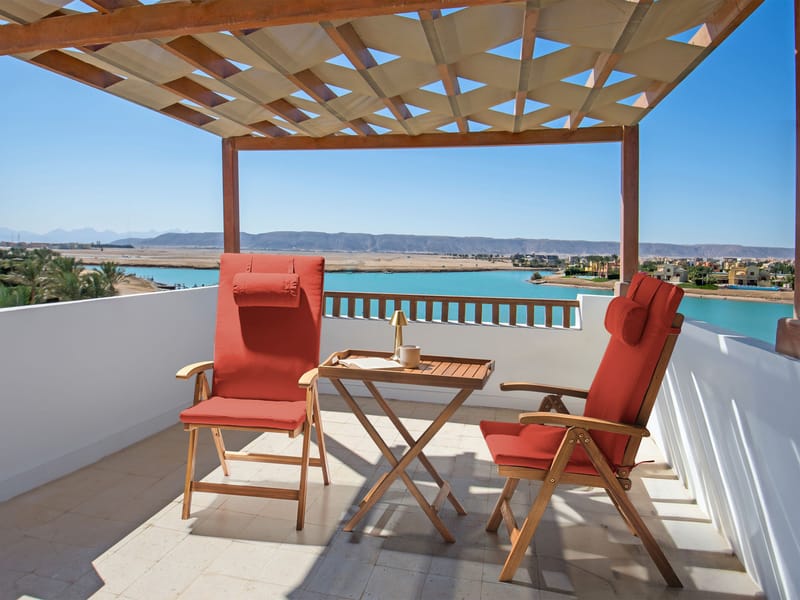 Caféssett utendørs Java Premium akasietre - Brun/rød - Hagemøbler - Balkong - Balkongmøbler - Balkonggrupper