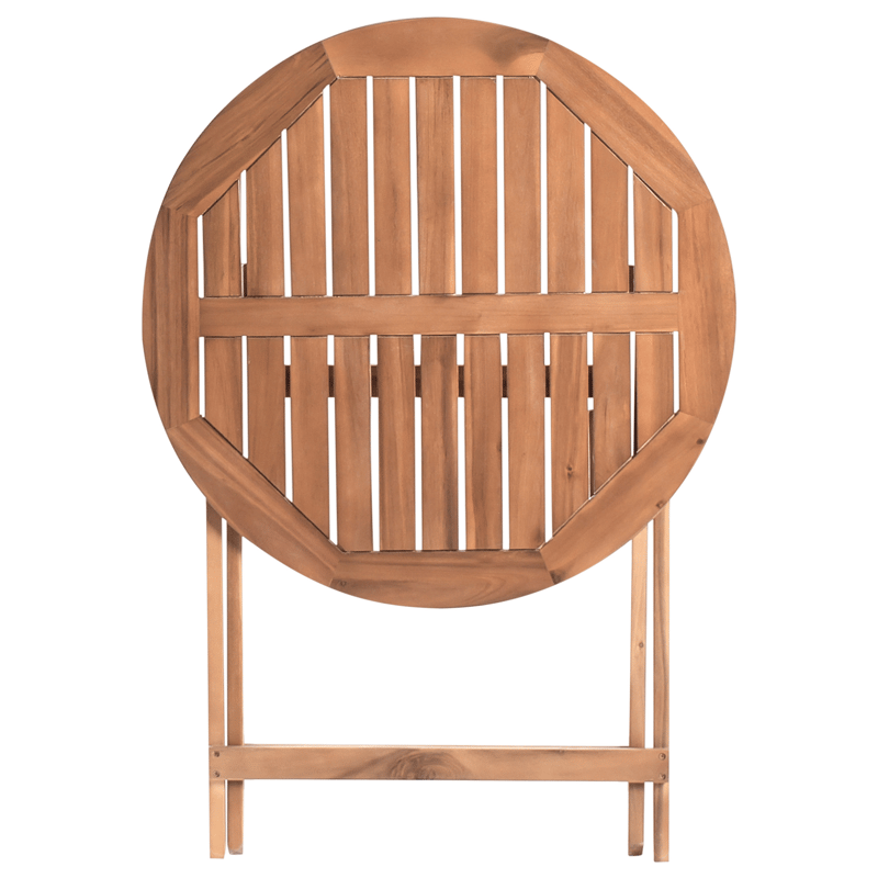 Caféssett utendørs sammenleggbar Febbio akasietre - Brun - Hagemøbler - Balkong - Balkongmøbler - Balkonggrupper