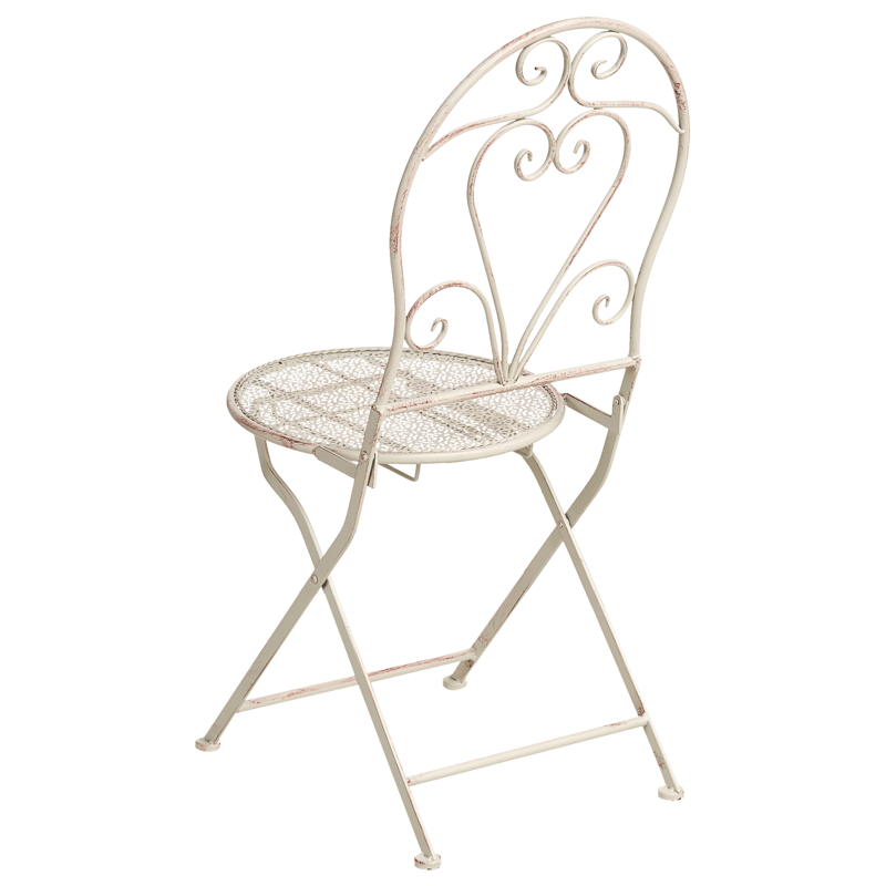 Caféssett utendørs sammenleggbar Folelli Jern - Beige - Hagemøbler - Balkong - Balkongmøbler - Balkonggrupper