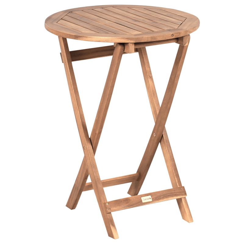 Caféssett utendørs sammenleggbar Sacile akasietre - Brun - Hagemøbler - Balkong - Balkongmøbler - Balkonggrupper