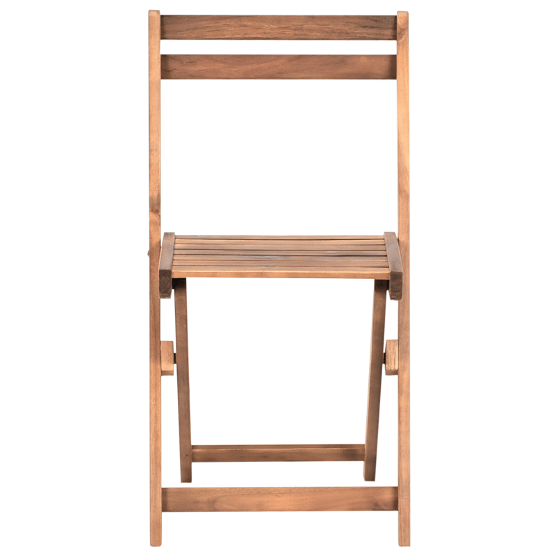 Caféssett utendørs sammenleggbar Sacile akasietre - Brun - Hagemøbler - Balkong - Balkongmøbler - Balkonggrupper