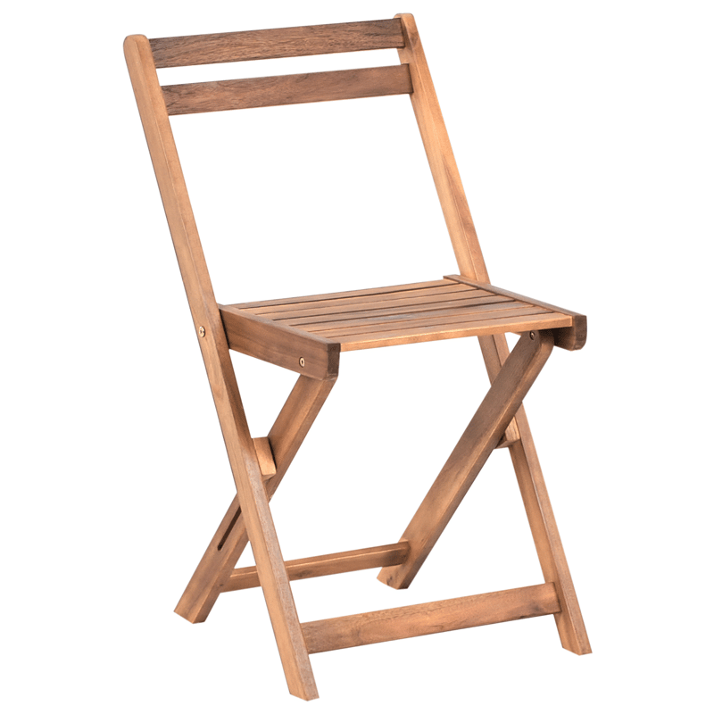 Caféssett utendørs sammenleggbar Sacile akasietre - Brun - Hagemøbler - Balkong - Balkongmøbler - Balkonggrupper