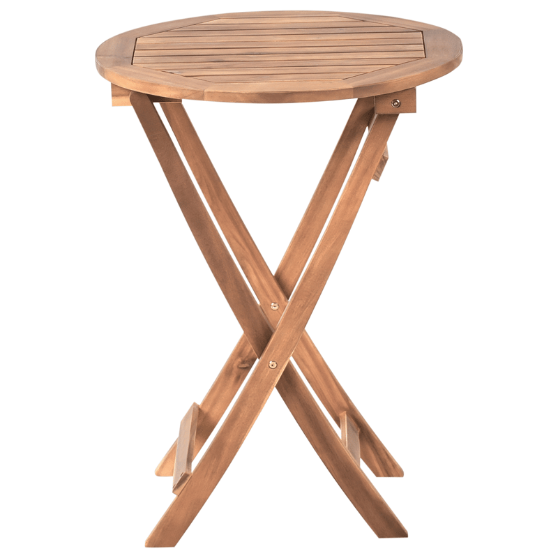 Caféssett utendørs sammenleggbar Sacile akasietre - Brun - Hagemøbler - Balkong - Balkongmøbler - Balkonggrupper