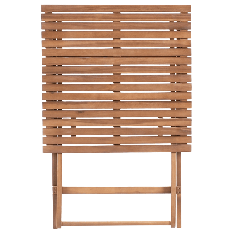 Caféssett utendørs sammenleggbar Solarolo akasietre - Brun - Hagemøbler - Balkong - Balkongmøbler - Balkonggrupper