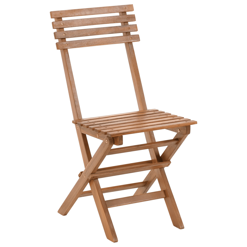 Caféssett utendørs sammenleggbar Solarolo akasietre - Brun - Hagemøbler - Balkong - Balkongmøbler - Balkonggrupper