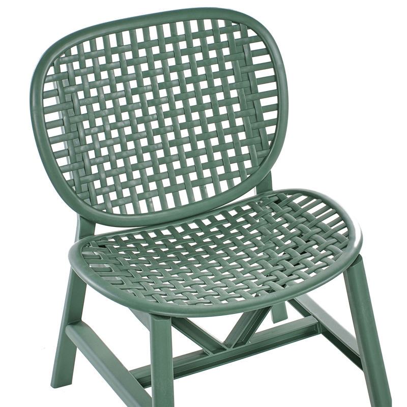 Caf éssett utendørs Sicelle - Grønn - Hagemøbler - Balkong - Balkongmøbler - Balkonggrupper