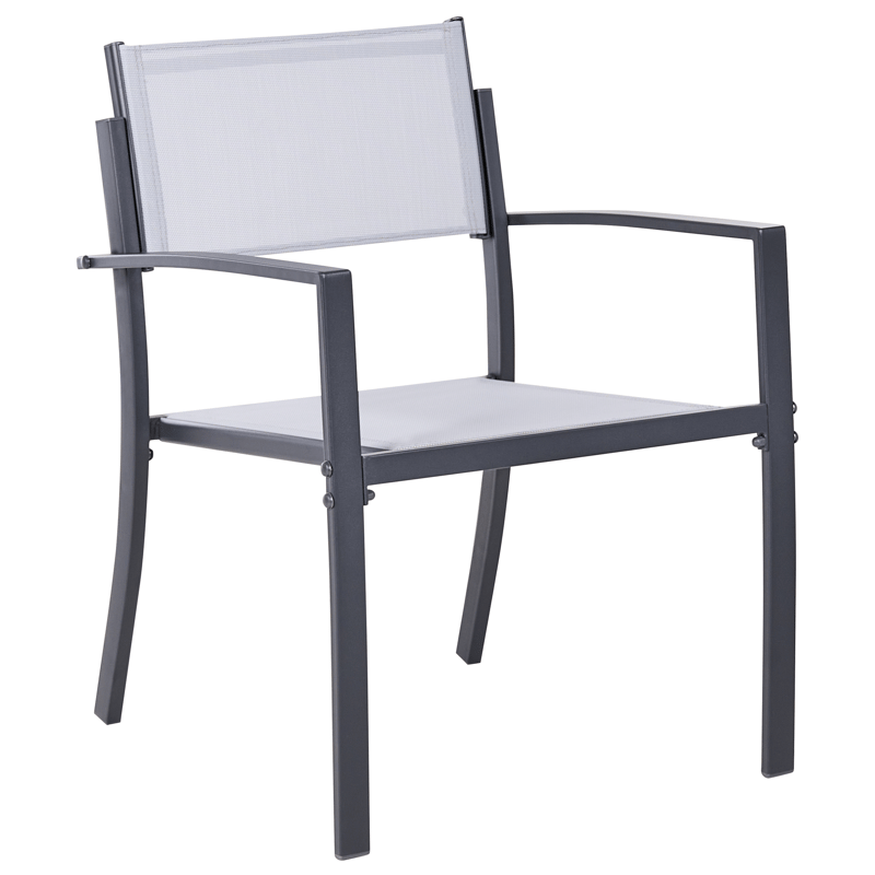 Caféssett utendørs Tavoleto Stål - Grå - Hagemøbler - Balkong - Balkongmøbler - Balkonggrupper