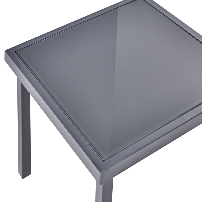 Caféssett utendørs Tavoleto Stål - Grå - Hagemøbler - Balkong - Balkongmøbler - Balkonggrupper