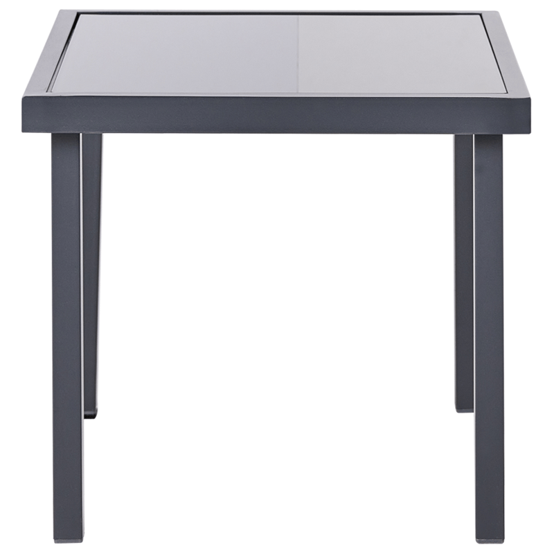 Caféssett utendørs Tavoleto Stål - Mørkegrå - Hagemøbler - Balkong - Balkongmøbler - Balkonggrupper