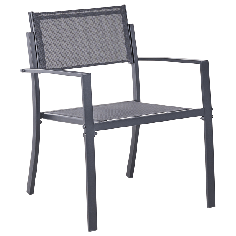 Caféssett utendørs Tavoleto Stål - Mørkegrå - Hagemøbler - Balkong - Balkongmøbler - Balkonggrupper