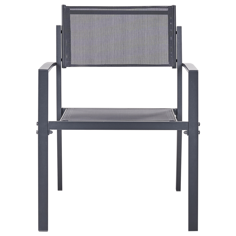 Caféssett utendørs Tavoleto Stål - Mørkegrå - Hagemøbler - Balkong - Balkongmøbler - Balkonggrupper