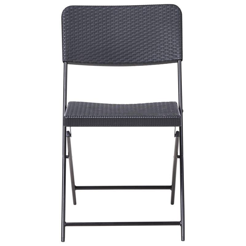 Caféssett utendørs Trappeto - Svart - Hagemøbler - Balkong - Balkongmøbler - Balkonggrupper