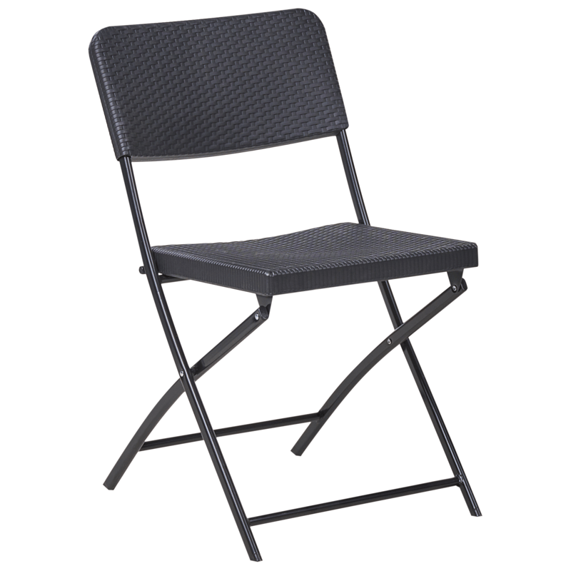 Caféssett utendørs Trappeto - Svart - Hagemøbler - Balkong - Balkongmøbler - Balkonggrupper