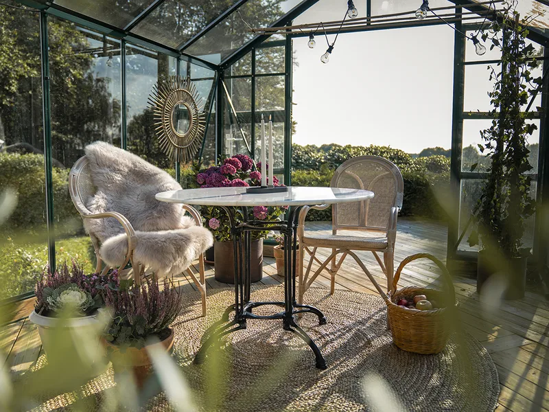 Caféstol Hillerstorp Silja - Grå - Hagemøbler - Balkong - Balkongmøbler - Balkongstoler