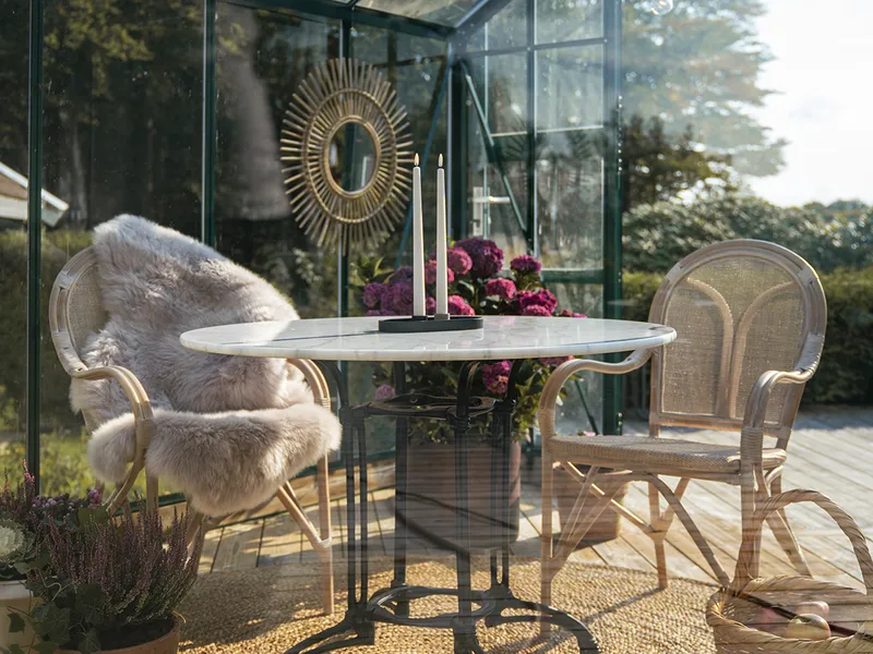 Caféstol Hillerstorp Silja - Grå - Hagemøbler - Balkong - Balkongmøbler - Balkongstoler