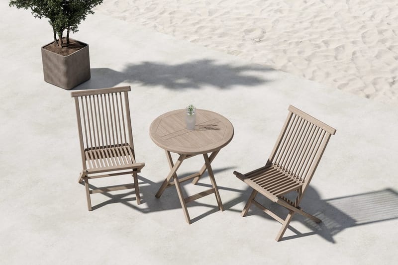 Cafe Set Venture Home Vitputsad - Hagemøbler - Balkong - Balkongmøbler - Balkonggrupper