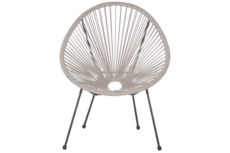 Cafeset Beliani Acapulco II Blå/Svart Light grey||Black - Hagemøbler - Balkong - Balkongmøbler - Balkonggrupper