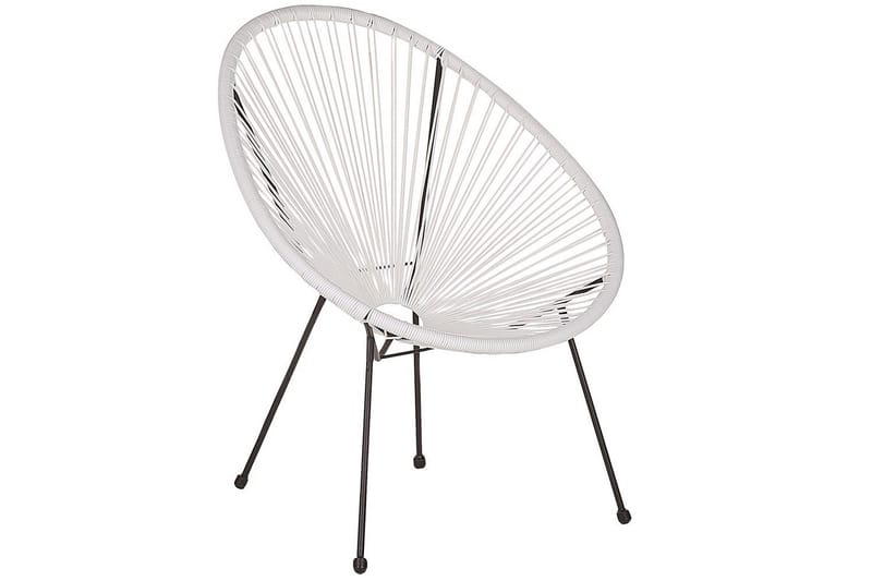 Cafeset Beliani Acapulco II Blå/Svart White||Black - Hagemøbler - Balkong - Balkongmøbler - Balkonggrupper