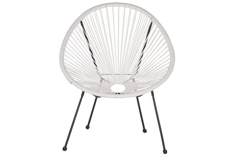 Cafeset Beliani Acapulco II Blå/Svart White||Black - Hagemøbler - Balkong - Balkongmøbler - Balkonggrupper