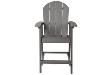 Cafeset Beliani Adirondack Blå Dark grey - Hagemøbler - Balkong - Balkongmøbler - Balkonggrupper
