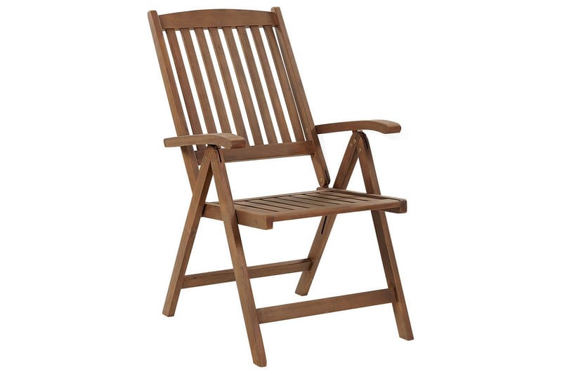 Cafeset Beliani Amantea Dark wood, blue - Hagemøbler - Balkong - Balkongmøbler - Balkonggrupper