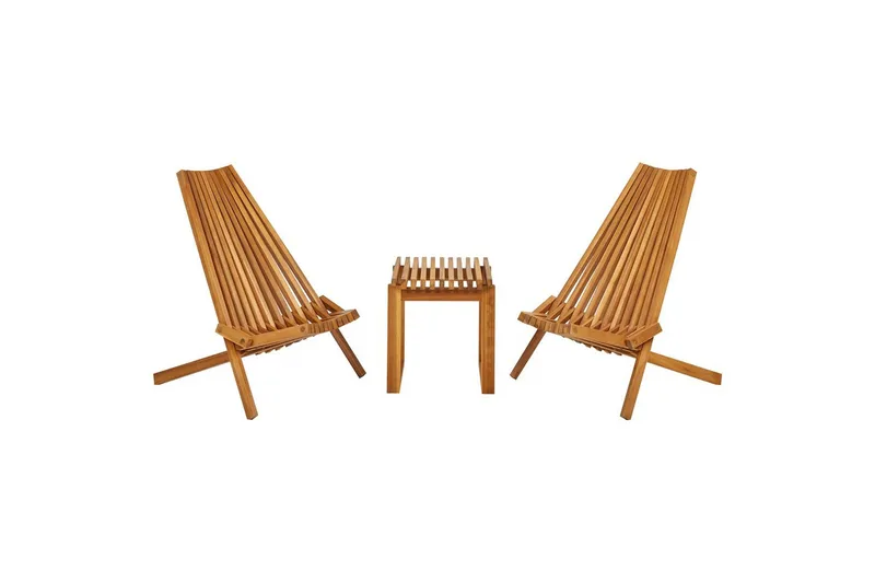 Cafeset Beliani Bellano Light wood, undefined