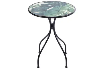 Cafeset Beliani Cozzana Black - Hagemøbler - Balkong - Balkongmøbler - Balkonggrupper