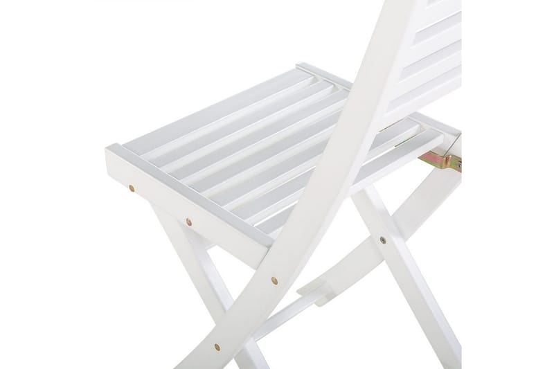 Cafeset Beliani Fiji White - Hagemøbler - Balkong - Balkongmøbler - Balkonggrupper